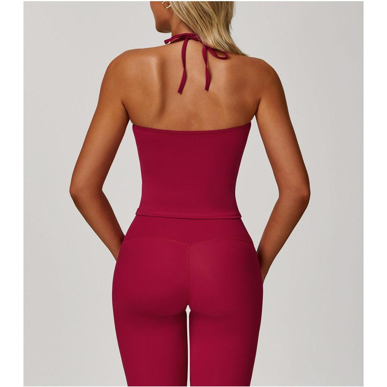 Halter Sculpt Tube Top 8791